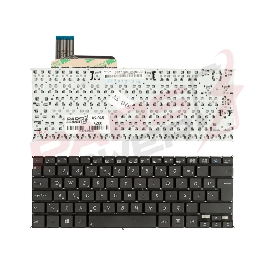 Asus VivoBook 0KNB0-1123TU00, 9Z.N8KSQ.70T Klavye (Siyah TR)