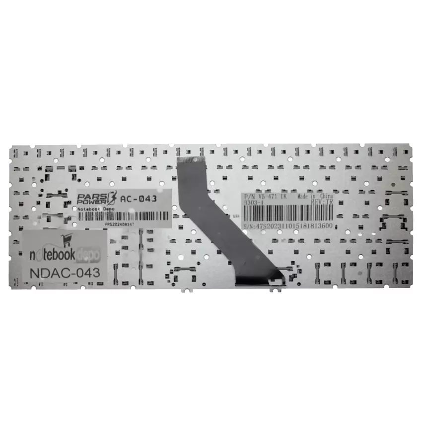 Acer Aspire V5-431, MS2360 Serisi Notebook Klavye (Siyah TR)