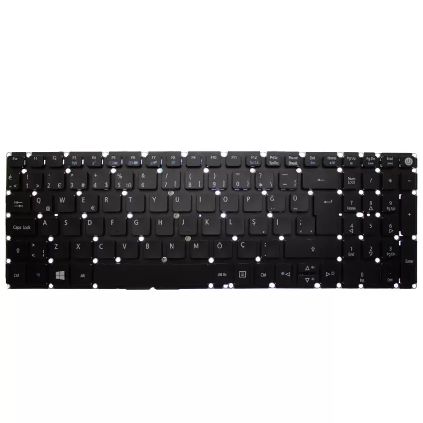 Acer Aspire 3 A315-53-378N, A315-53-37R3 Notebook Klavye (Siyah TR)
