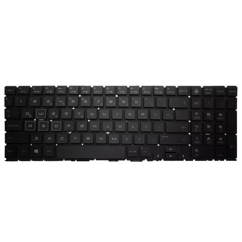 HP OMEN 15-dc1008nt (6PZ46EA) Klavye Işıklı (Siyah TR)