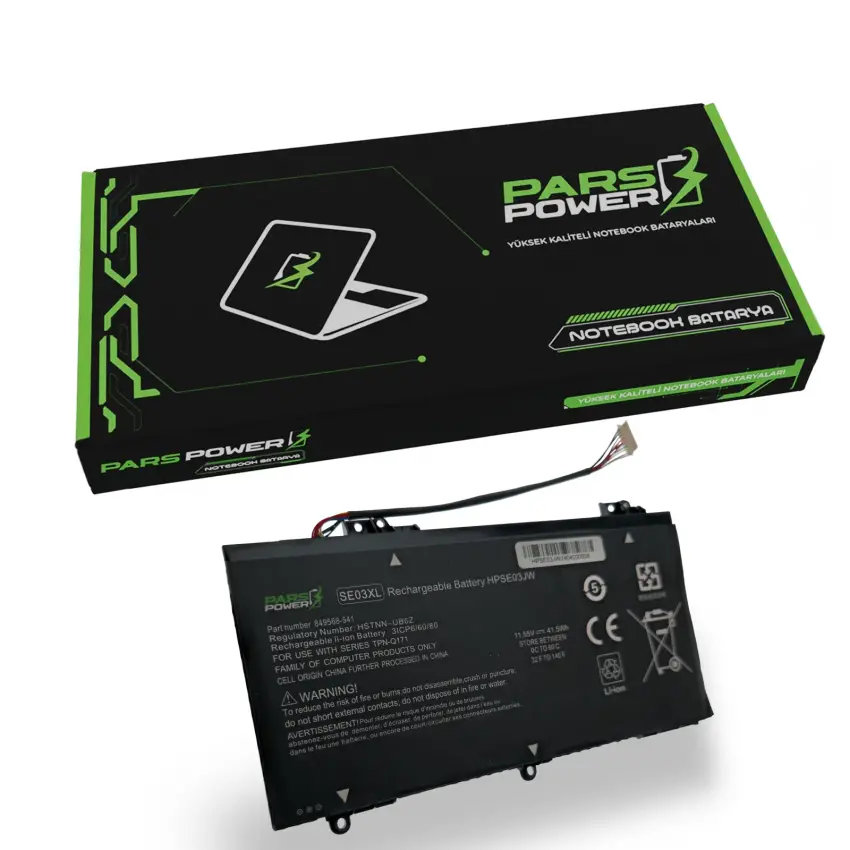 HP Pavilion SE03XL, TPN-Q171 Batarya - Pil (Pars Power)