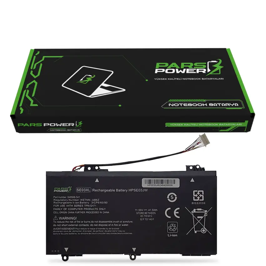 HP Pavilion SE03XL, TPN-Q171 Batarya - Pil (Pars Power)