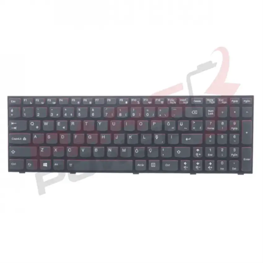 Lenovo ideaPad Y510P Type 20217 Klavye Işıklı (Siyah TR)