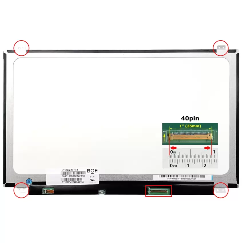 Dell inspiron 3521 21W45C, 97F23C Uyumlu Led Lcd Ekran