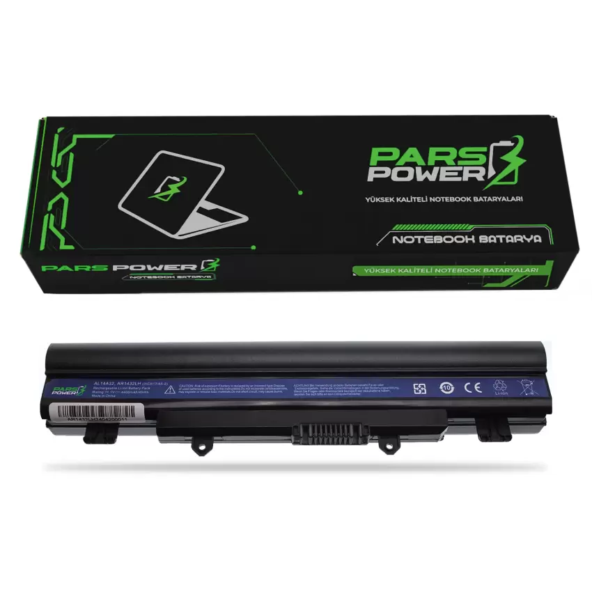 Acer Aspire E5-571-37A0, E5-571-39EB Notebook Batarya - Pil (Pars Power)