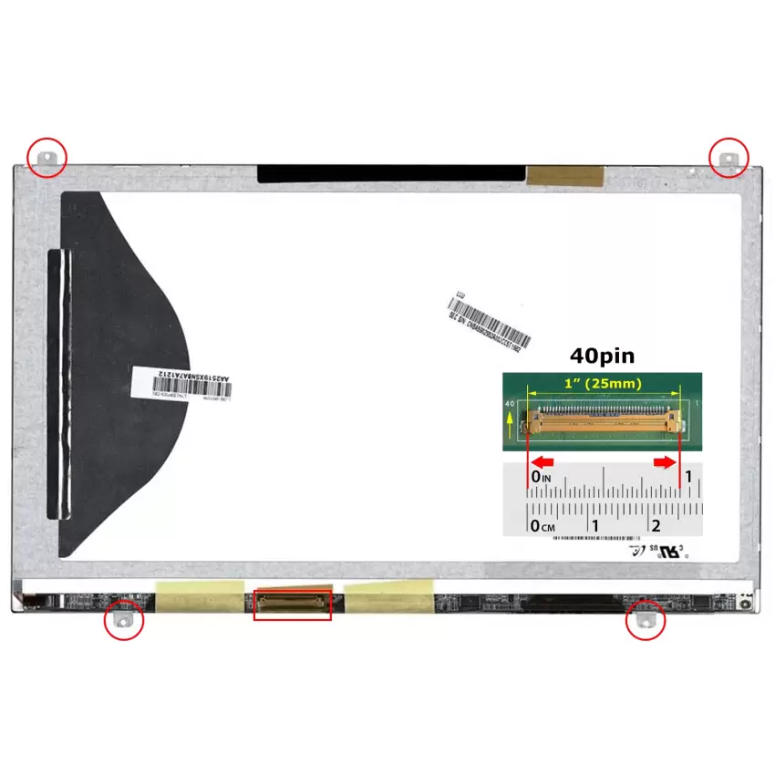 Samsung NP540U3C-A01UB Uyumlu Notebook Led Ekran
