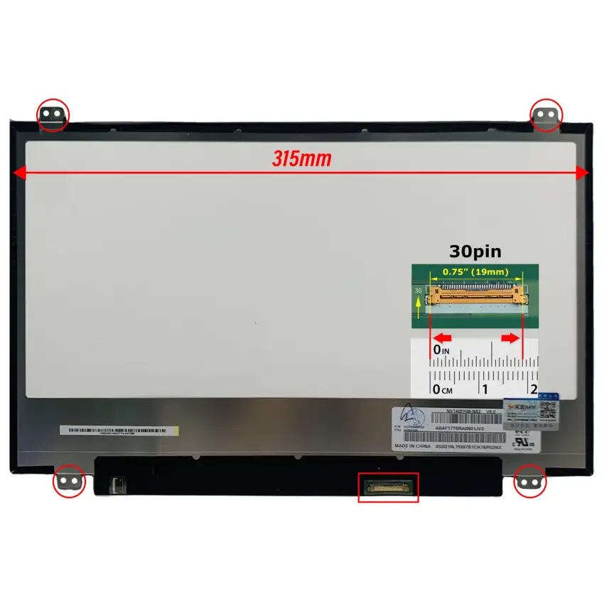 Lp140Wf1 (Sp)(J1) Uyumlu Lcd Led Ekran - Panel