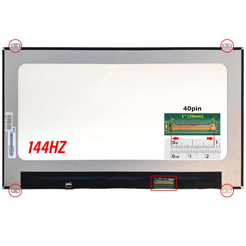 NV166FHM-N41 144Hz. Lcd Led Ekran - Panel