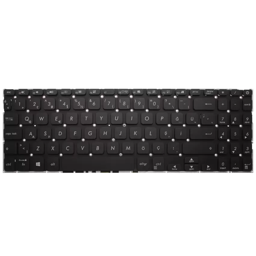 Asus X515JA-BR070T, X515JF-BR028T Klavye (Siyah TR)