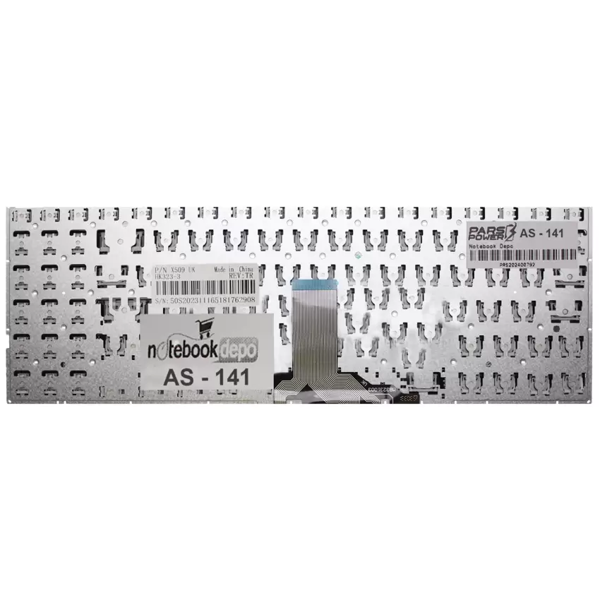 Asus X509Ja-Bq084, X509Ja-Bq084T Klavye (Siyah TR)