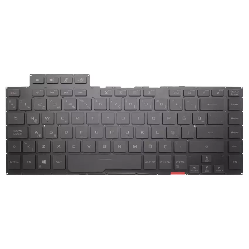 Asus Rog Zephyrus OKNR0-4619NO00, OKNRO-4619N000201 Klavye Işıklı (Siyah TR)