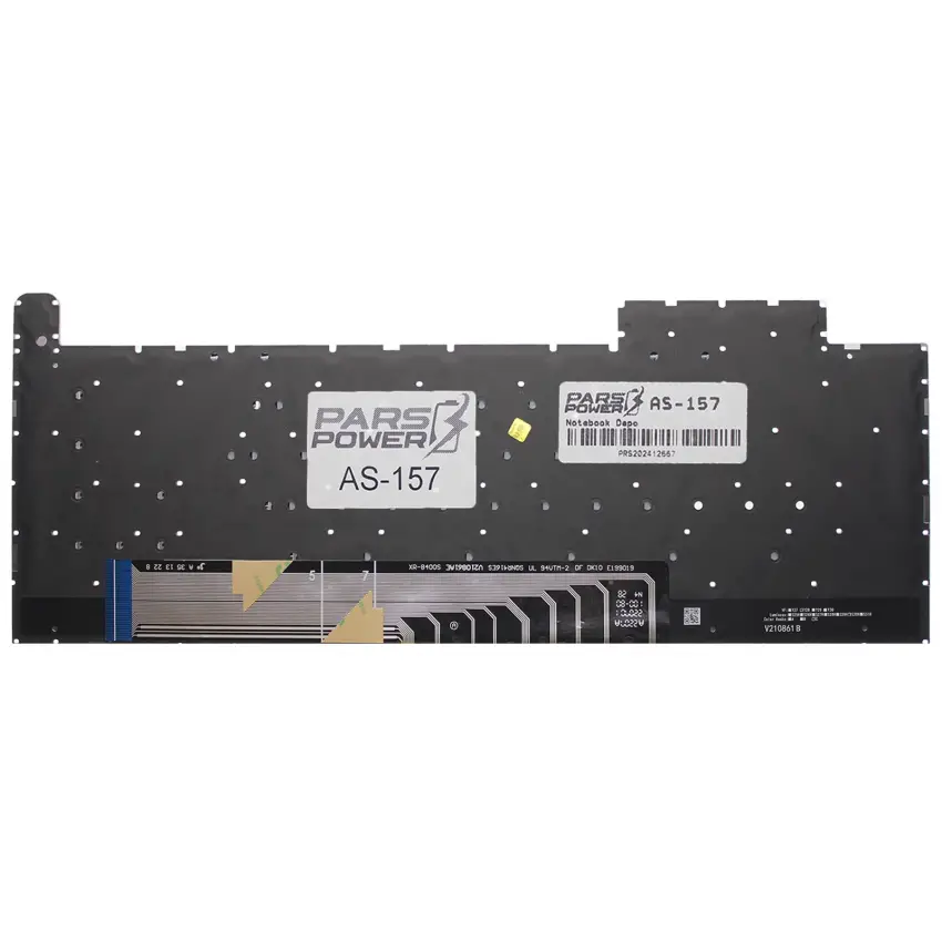 Asus Tuf Gaming F17 FX707ZM, FX707ZR Klavye RGB Işıklı (Siyah TR)