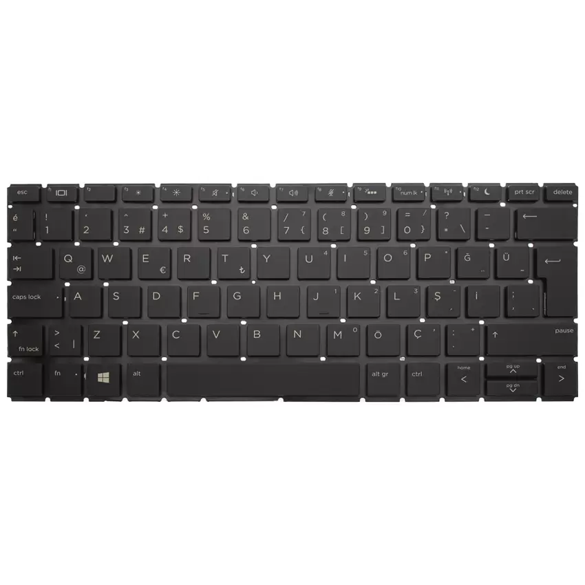 HP ProBook 430 G6 (6MQ79EA) Klavye Işıklı (Siyah TR)