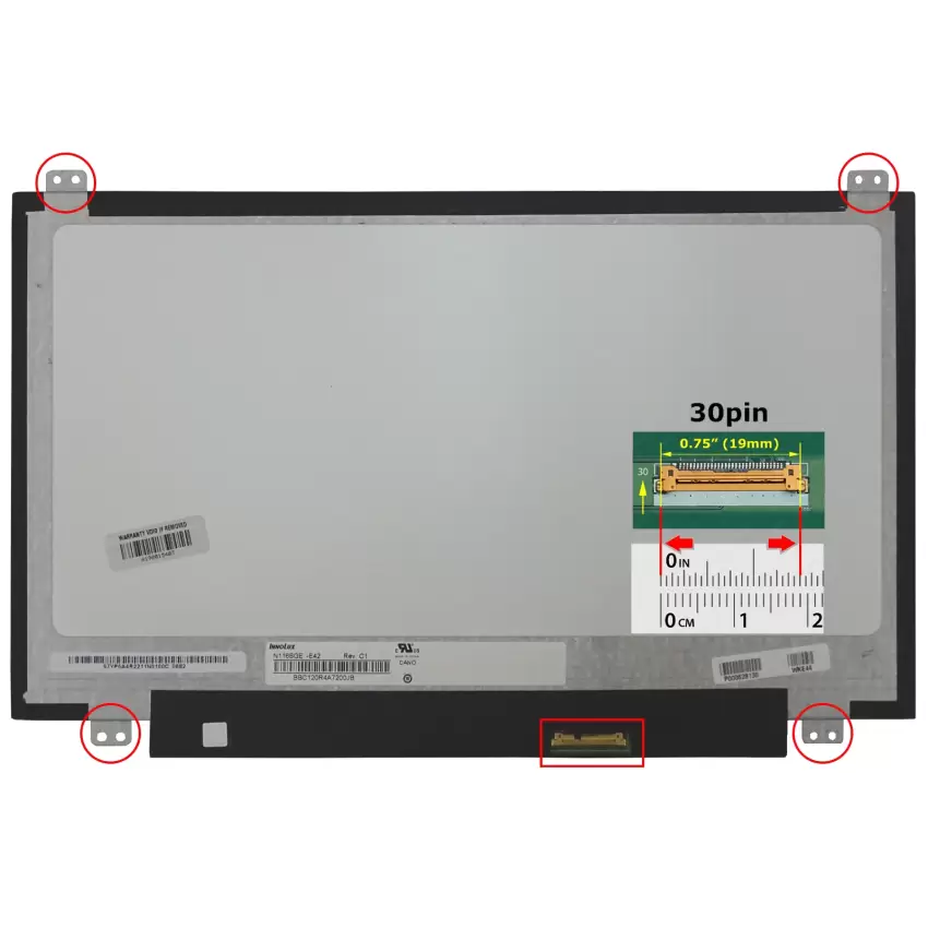 Toshiba Satellite CL10-C-103 Notebook Lcd Ekran (11.6 Led Parlak)