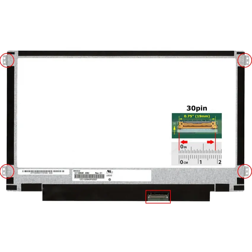 Acer Aspire AO1-132, E3-111, E3-112 Serisi Uyumlu Led Ekran