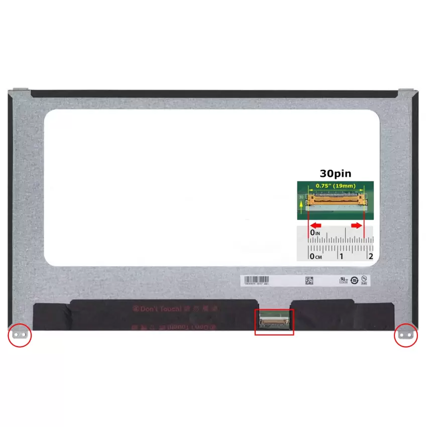 Dell 6HY1W, 048DGW, KGYYH, R6D8G Uyumlu Notebook Led Ekran