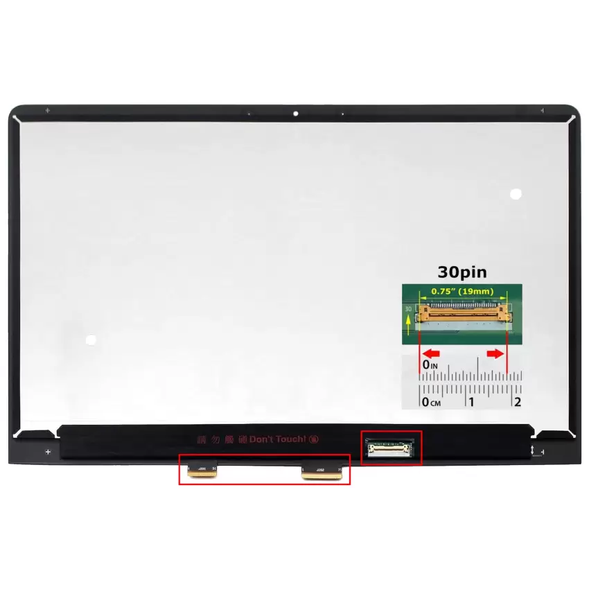 Asus UX370UA-C4202T, UX370UA-XH74T-BL Ekran - Dokunmatik Set