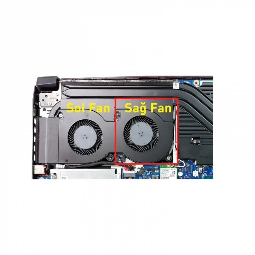 Acer Aspire 7 A715-42G-R593, A715-42G-R6CU Uyumlu Cpu - Gpu Fan Ver.1