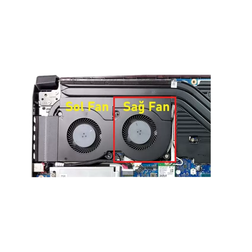 Acer Nitro 5 AN515-52-51C5, AN515-52-51JT Uyumlu Cpu - Gpu Fan Ver.1
