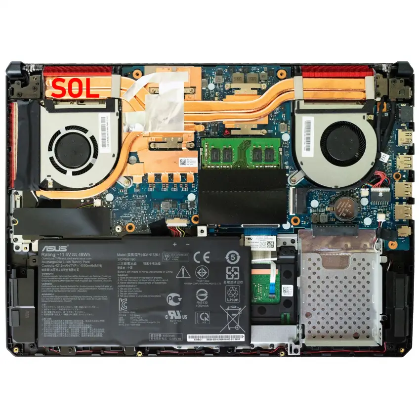 Asus TUF Gaming F15 FX506HC-HN011A2 VGA-GPU Fan - Ekran Kartı Fanı