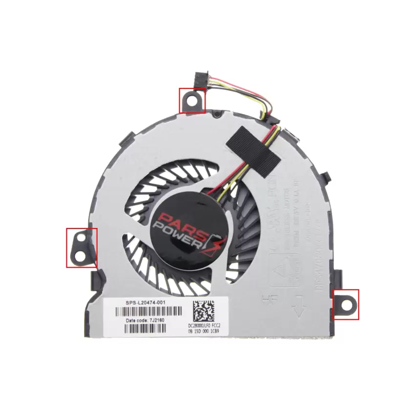 HP 15-da1062nt 6LK89EA, 15-da2021nt 9CS07EA CPU Fan-İşlemci Fanı