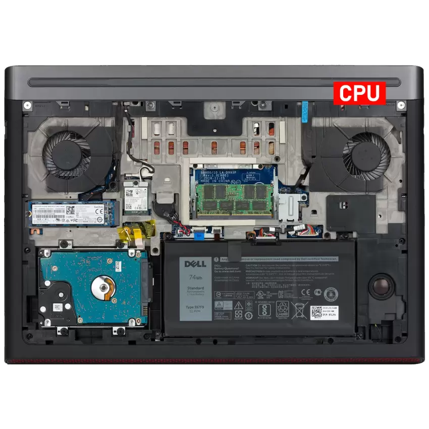 Dell inspiron 15 Gaming 7000 P65F CPU Fan - İşlemci Fanı