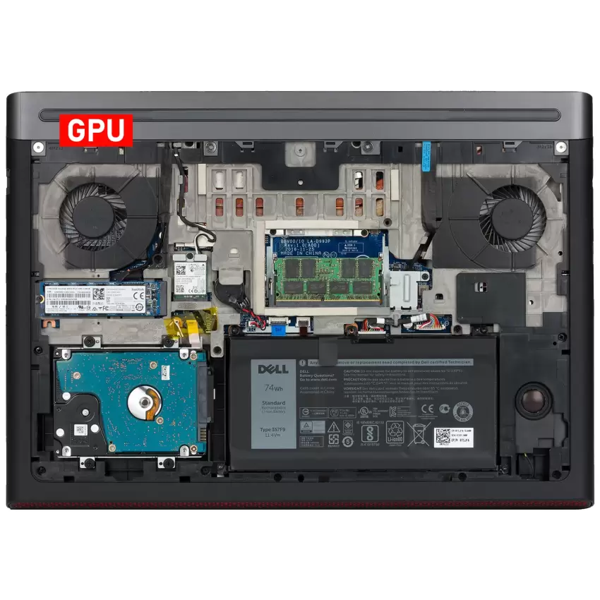 Dell inspiron 15 Gaming P65F003 GPU-VGA Fan - Ekran Kartı Fanı