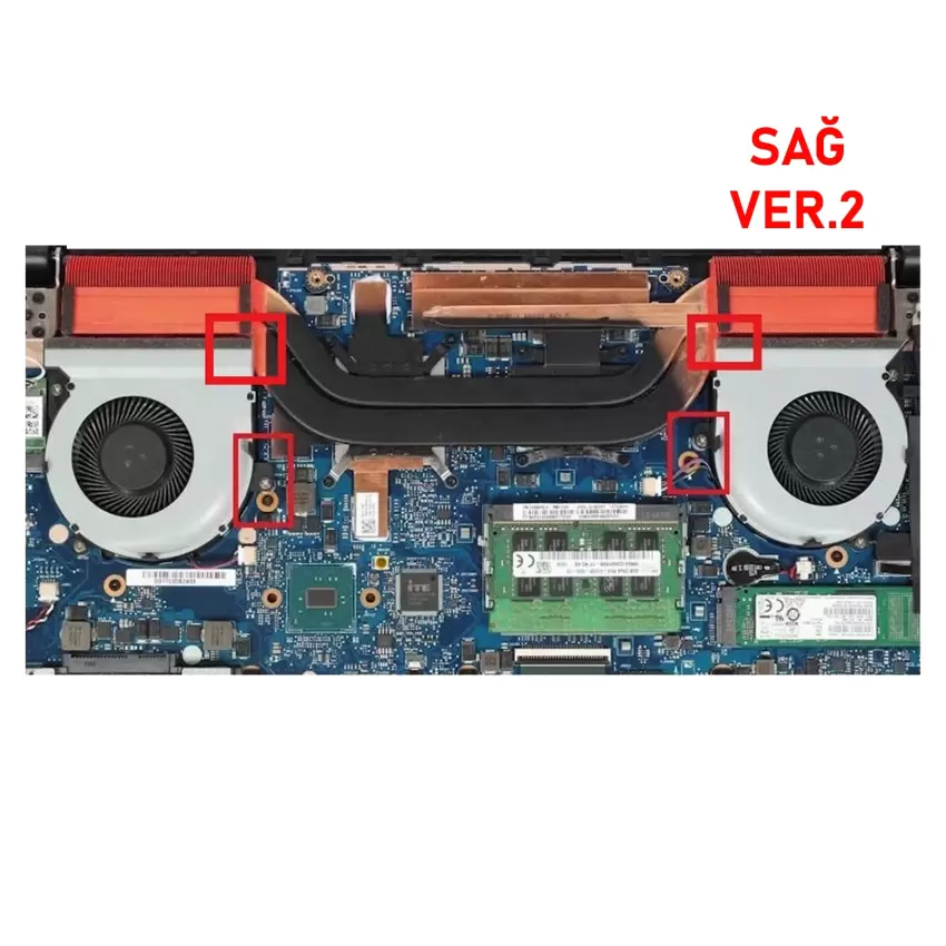 Asus ROG Strix GL502, FX502, G502 Cpu Fan - İşlemci Fanı