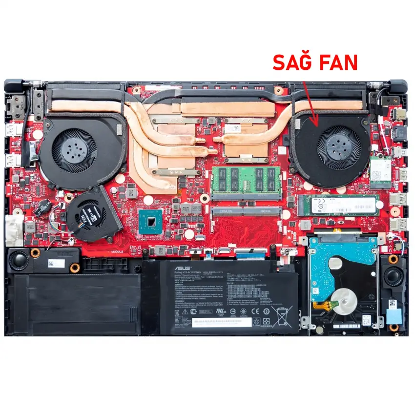 Asus ROG Strix DFS601712M00T KF0A EP CPU Fan - İşlemci Fanı