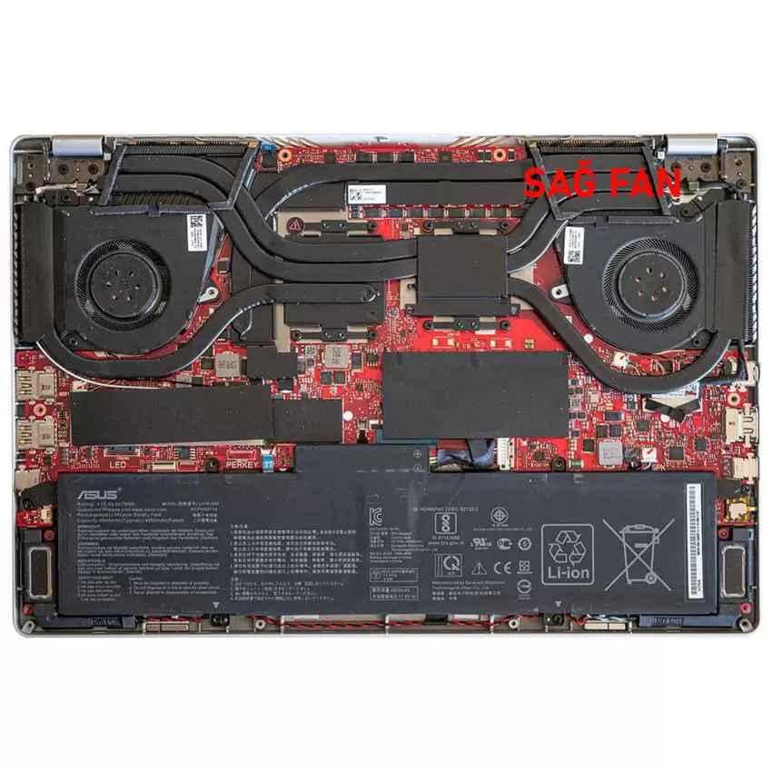 Asus ROG Zephyrus G14 GA401IV-HA037 CPU Fan - İşlemci Fanı