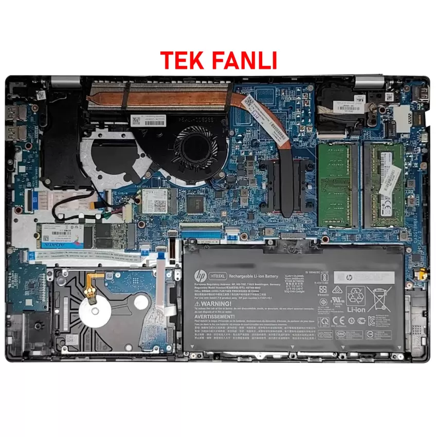 HP Pavilion L25584-001, NS85B00 17K24 CPU-GPU Fan - İşlemci Fanı