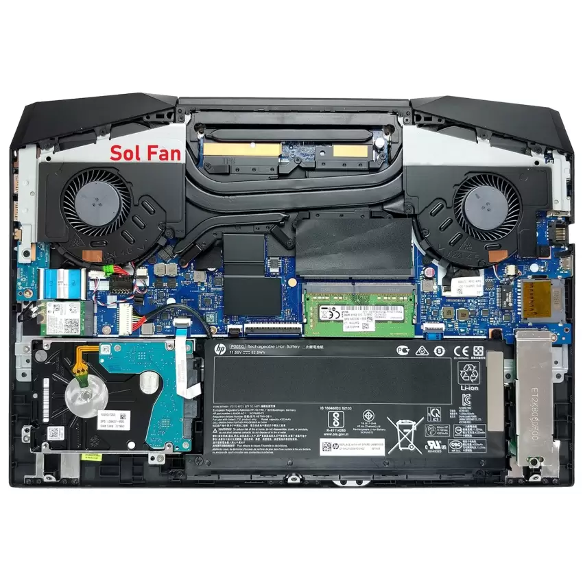 HP Gaming 15-dk1007nt (1U5S3EA) VGA-GPU Fan - Ekran Kartı Fanı