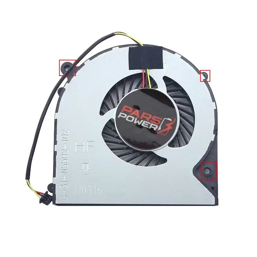 6-31-n5502-102-1 Uyumlu CPU Fan, işlemci Fanı