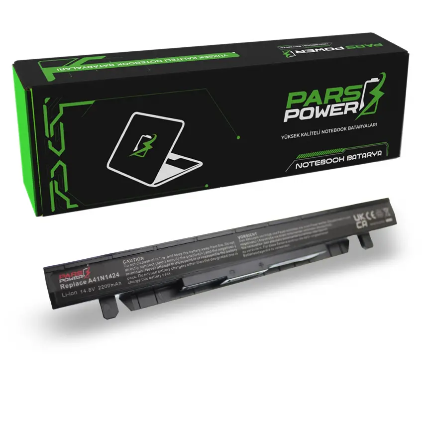 Asus ROG GL552VW-DH74, GL552VW-DM132T Notebook Batarya - Pil (Pars Power)