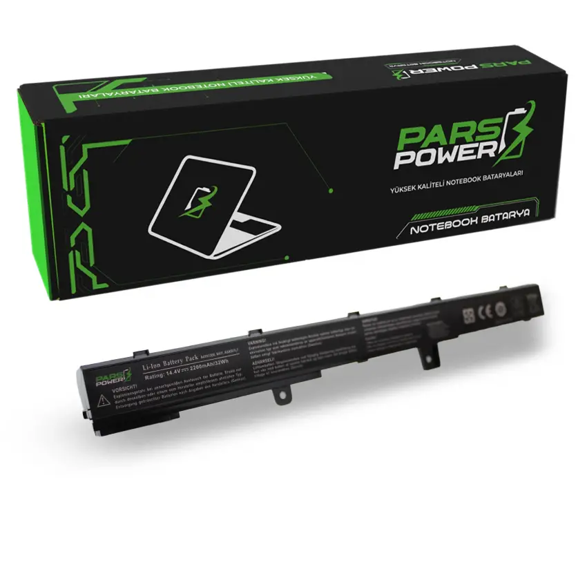 Asus R512CA-SX134H, R512CA-SX135H Notebook Batarya - Pil (Pars Power)