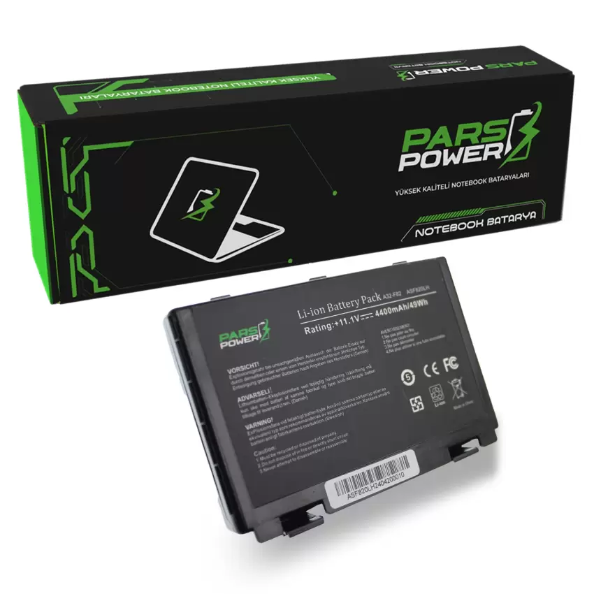 Asus K40IN-210DV, K40IN-220DV Notebook Batarya - Pil (Pars Power)