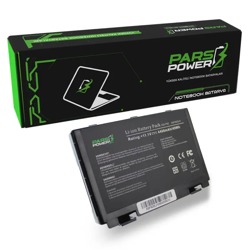 Asus K50IN-200DV-VHB, K50IN-210DV-VHP Notebook Batarya - Pil (Pars Power)