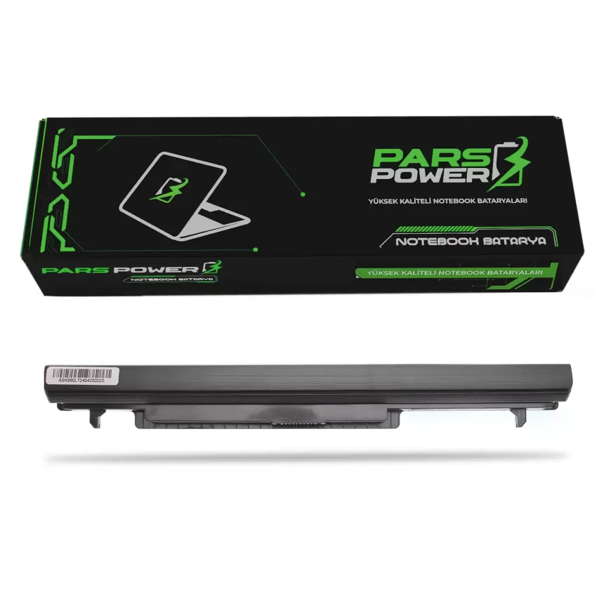 Asus K56CA, K56CB, K56CM, S405CA, S405CM, S46CA, S46CB Serisi Notebook Batarya - Pil (Pars Power)