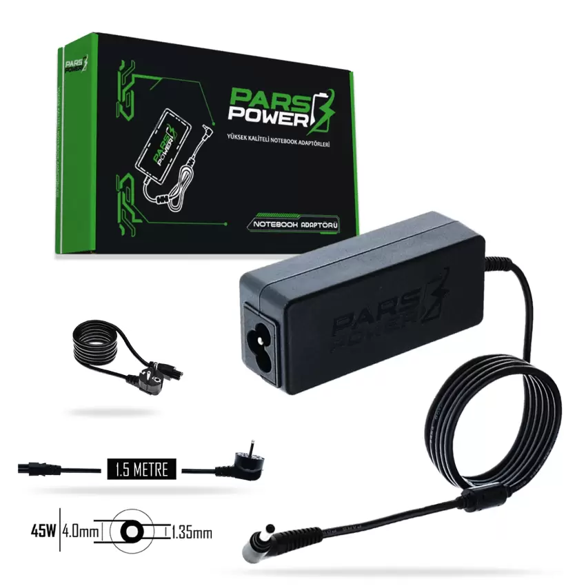 Asus F543ma-gq, F543ma-gq1158t Uyumlu Adaptör Şarj Aleti-Cihazı (Pars Power)