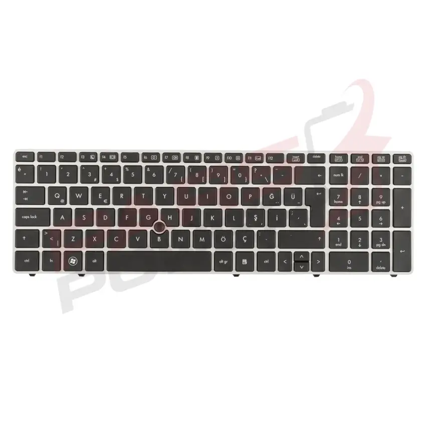 Hp EliteBook 8560p, 8570p Serisi Notebook Klavye (Siyah TR)