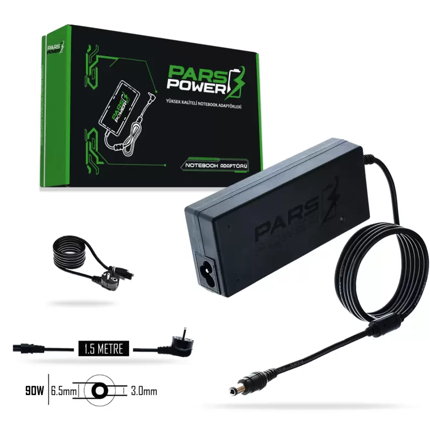 Toshiba Satellite A105-S4344, A105-S1710 Adaptör Şarj Aleti-Cihazı (Pars Power)