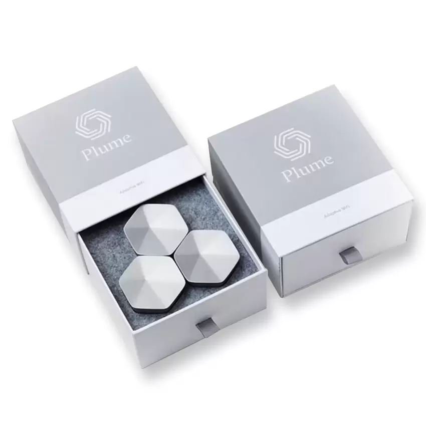Plume Silver Pod 1000mbps Ethernet Girişli Menzil Genişletici Gigabit (3Lü Set)