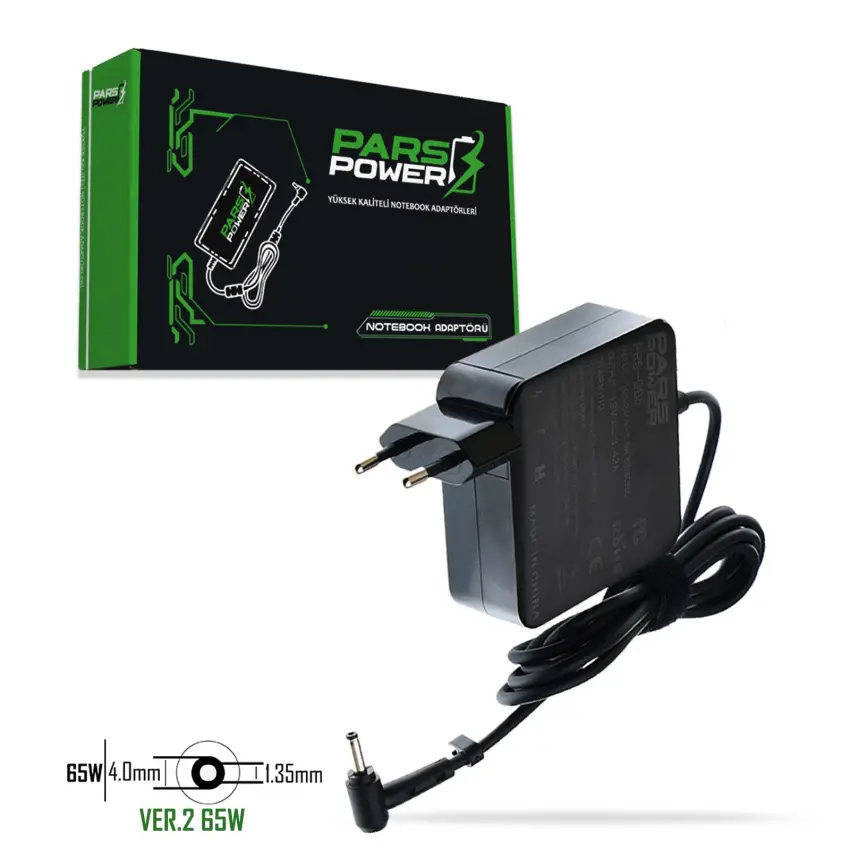 Asus K556UJ, L402MA, Q504UA Adaptör Şarj Aleti-Cihazı (Pars Power)