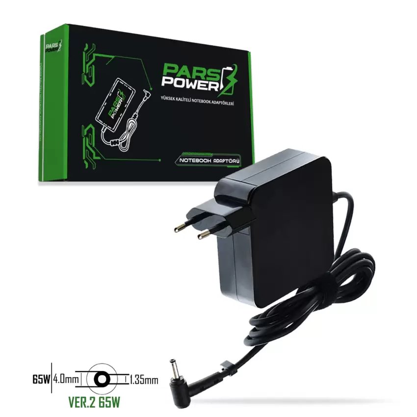 Asus Zenbook Ux410, Ux410uak Uyumlu Adaptör Şarj Aleti-Cihazı (Pars Power)