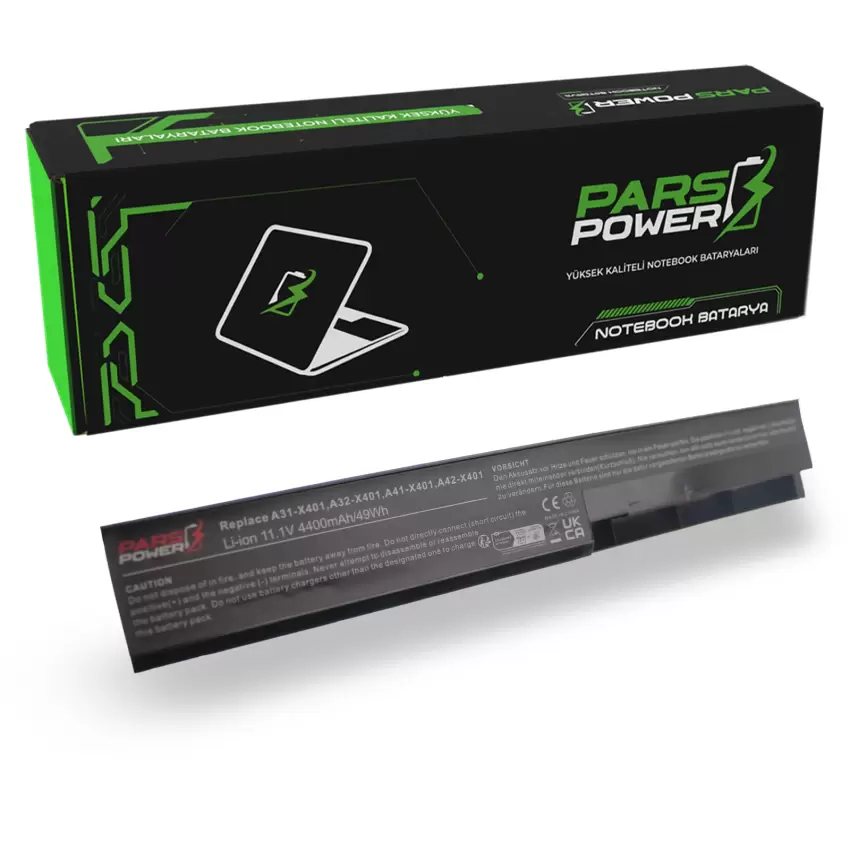 Asus X301A-RX010R Notebook Batarya - Pil (Pars Power)