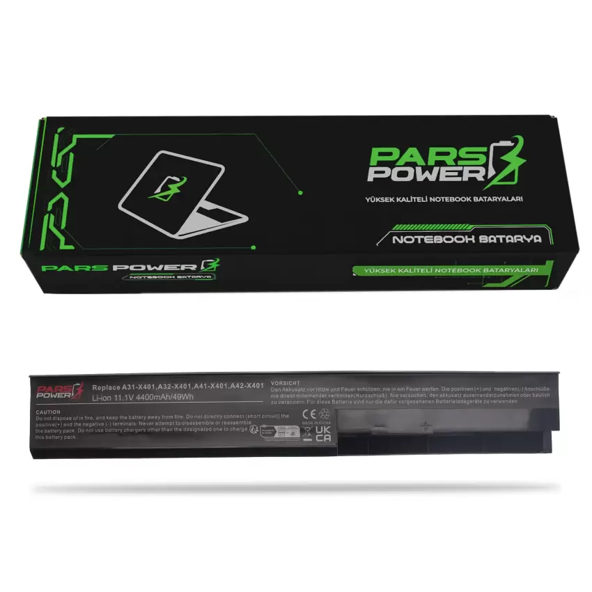 Asus X301A-RX010R Notebook Batarya - Pil (Pars Power)