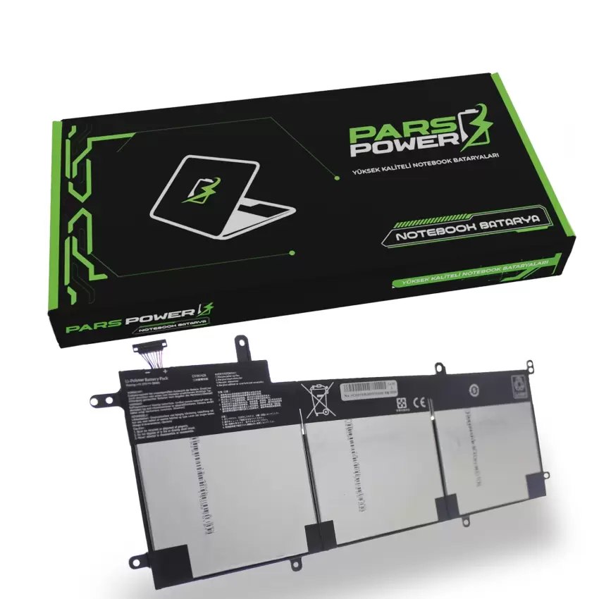 Asus 0B200-01450100, C31N1428 Notebook Batarya - Pil (Pars Power)