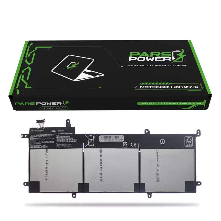 Asus 0B200-01450100, C31N1428 Notebook Batarya - Pil (Pars Power)