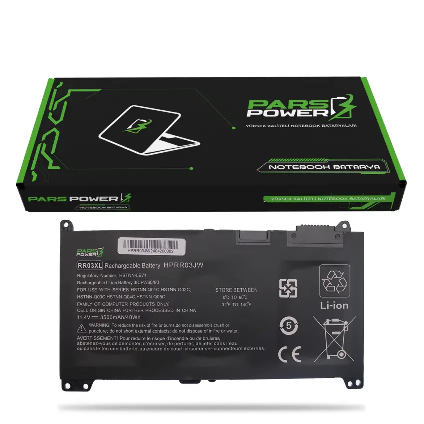 HP ProBook 450 G4 (Y8A23EA) Batarya - Pil (Pars Power)