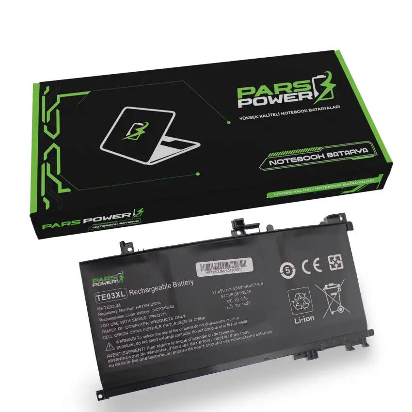 Hp Pavilion 15-bc000, 15-bc200 Batarya - Pil (Pars Power)